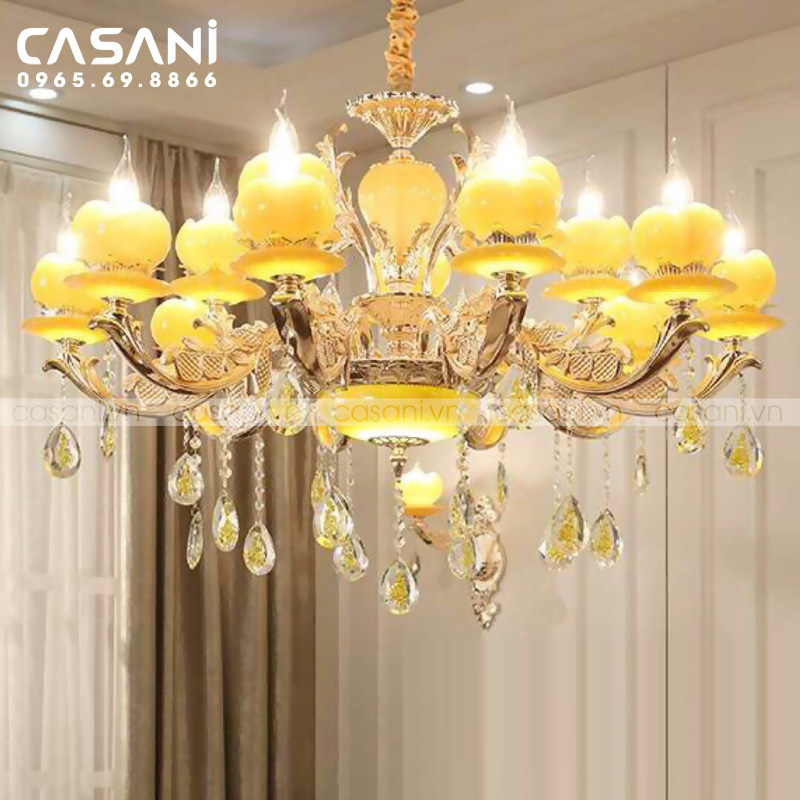 Chia sẻ mẹo bố trí đèn chùm giá rẻ Casani siêu chất lượng
